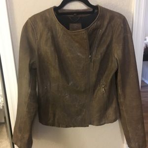 Banana Republic Leather Moto Jacket